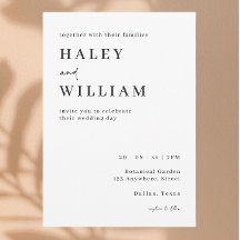 Klassiek Chic Minimalistisch Script Eenvoudige bru