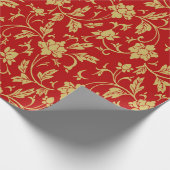 Klassiek Chinees Floral design Cadeaupapier (Hoek)