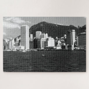 Klassiek Chinees Hong Kong baai wolkenkrabbers uit Legpuzzel