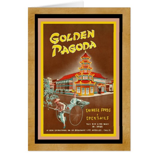 Klassiek Chinees menuontwerp! (Voorkant)