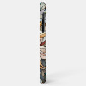 Klassiek chique Glas in lood bloemenkunstpatroon Case-Mate iPhone Case (Achterkant/links)