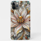 Klassiek chique Glas in lood bloemenkunstpatroon Case-Mate iPhone Case (Achterkant)
