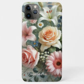 Klassiek Chique Rozen Fijne Kunst Botanische Schil Case-Mate iPhone Case (Achterkant)