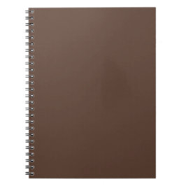 Klassiek Chocoladebruin Effen Kleur Minimalistisch Notitieboek