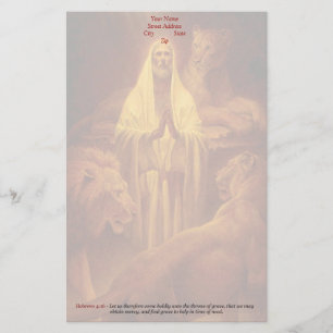 Klassiek Christelijk Briefpapier - Troon van Grace