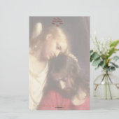 Klassiek Christelijk Briefpapier - Voldoende genad (Staand voorkant)