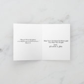 Klassiek Christelijk Kerstvreugde voor u Feestdagen Kaart (Binnen)