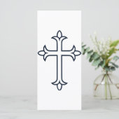 Klassiek Christelijk Kruis Minimalistische Kunst (Staand voorkant)