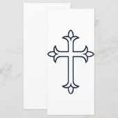 Klassiek Christelijk Kruis Minimalistische Kunst (Voorkant / Achterkant)