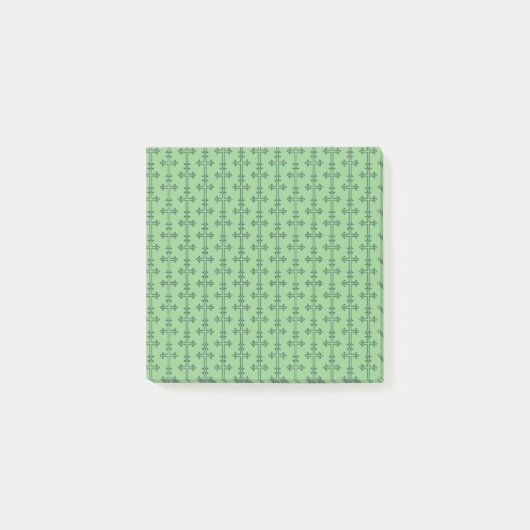 Klassiek Christelijk Kruis Minimalistische Kunst Post-it® Notes (Voorkant)