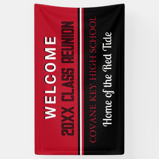 Klassiek! Class Reunion CUSTOM Reunion banner (Verticaal)