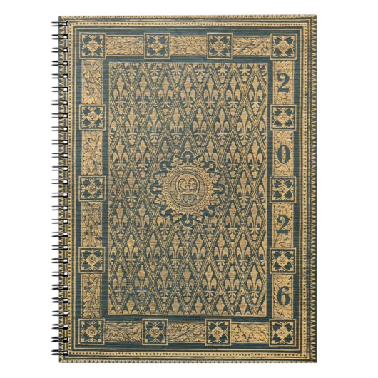 Klassiek & Classy Fleur-de-Lis 2026 Dagboek Notitieboek (Voorkant)
