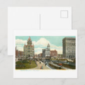 Klassiek Clinton Square, Syracuse, New York Briefkaart (Voorkant / Achterkant)