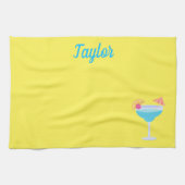 Klassiek cocktailglas theedoek (Horizontaal)