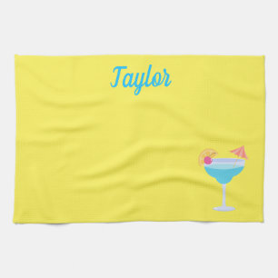 Klassiek cocktailglas theedoek