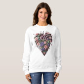 Klassiek Comfort: Vrouwen Basic Sweatshirt (Voorkant volledig)
