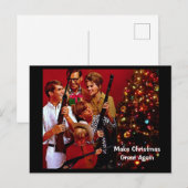 Klassiek Conservatief Maak Kerstmis Groot Again Feestdagenkaart (Voorkant / Achterkant)