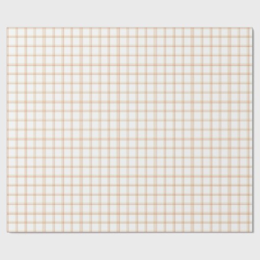 Klassiek cranberry en diep maroon fijn geruit cadeaupapier (Vlak)