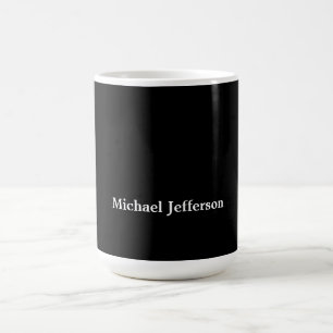 Klassiek Creatief Trendsettend Zwart & Wit Koffiemok