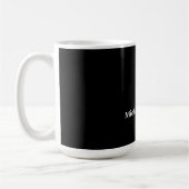 Klassiek Creatief Trendsettend Zwart & Wit Koffiemok (Links)