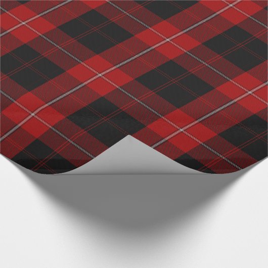 Klassiek Cunningham Tartan Pset Wrappapier Cadeaupapier (Hoek)