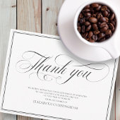 Klassiek Cursief Schrift Kalligrafie Frame Herdenk Briefkaart