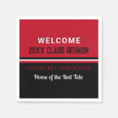 Klassiek! Custom klasse reünie papier servet (Voorkant)