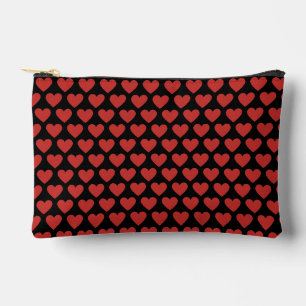 Klassiek Cute Chic Rode Harten op Zwart Etui