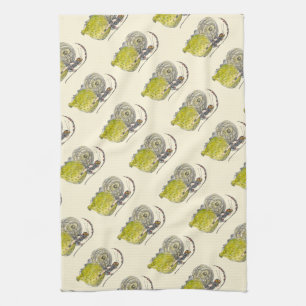 Klassiek Cute Fantasy Vlinder Fee met Vleugels Theedoek