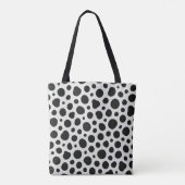 Klassiek Dalmatisch spotpatroon Tote Bag (Achterkant)