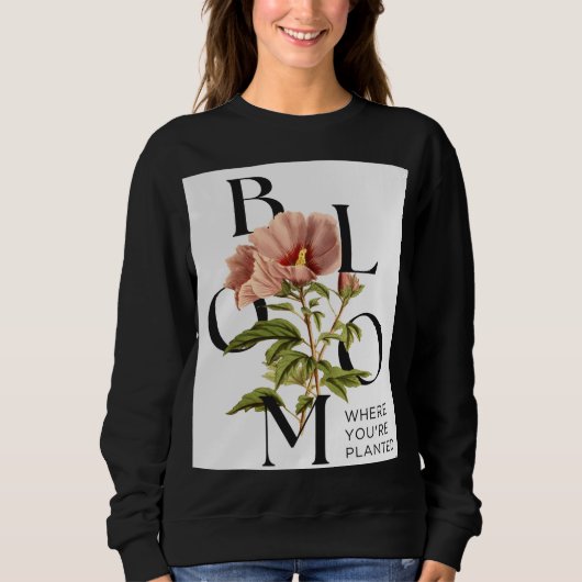 Klassiek Dames Sweatshirt | Vintage Stijl (Voorkant)