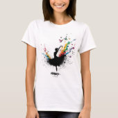 Klassiek dames T-shirt - tijdloze elegantie (Voorkant)