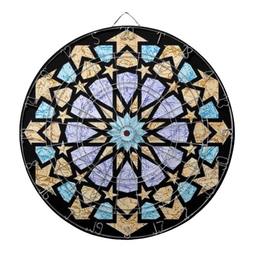 Klassiek Dartboard met maatwerk Dartbord (Voorkant)