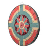 Klassiek Dartboard met maatwerk Dartbord (Voorkant Rechts)