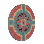 Klassiek Dartboard met maatwerk Dartbord (Voorkant Links)