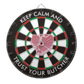 Klassiek Dartboard met Steak Dartbord (Voorkant)