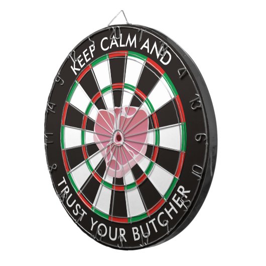Klassiek Dartboard met Steak Dartbord (Voorkant Rechts)
