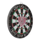 Klassiek Dartboard met Steak Dartbord (Voorkant Links)