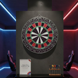 Klassiek Dartbord Pijlpunt Patroon Game Design