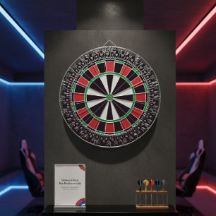 Klassiek Dartbord Pijlpunt Patroon Game Design