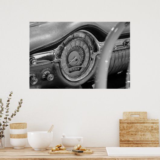 Klassiek dashboard poster (Keuken)