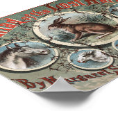 Klassiek de ballade van de verloren hare poster (Hoek)