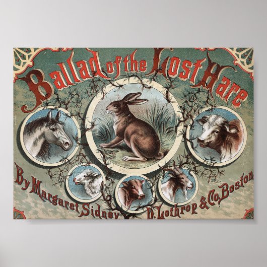 Klassiek de ballade van de verloren hare poster (Voorkant)