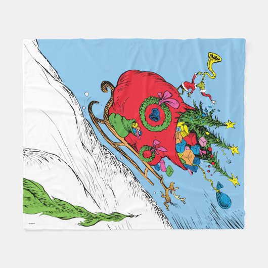 Klassiek| De grijze en maximale wegloper Fleece Deken (Voorkant (Horizontaal))