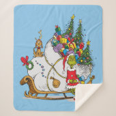 Klassiek de Grinch | De slang van de Grinch en Max Sherpa Deken (Voorkant)