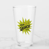 Klassiek de Grinch | Green Starburst Glas (Voorkant)