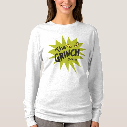 Klassiek de Grinch | Green Starburst T-shirt (Voorkant)
