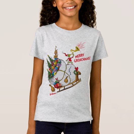 Klassiek de Grinch | Merry Grinchmas! T-shirt (Voorkant)