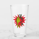 Klassiek de Grinch | Red Starburst Glas (Voorkant)