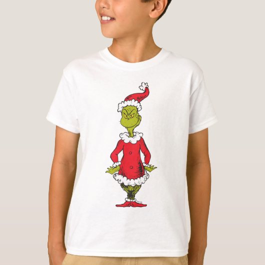 Klassiek de Grinch | Santa Claus T-shirt (Voorkant)
